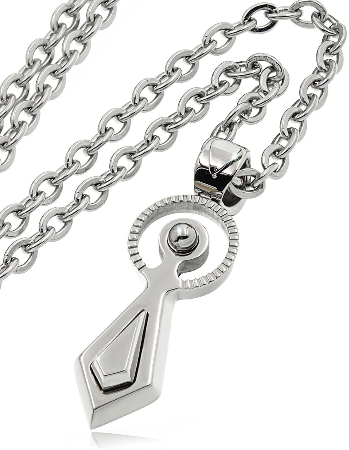 Napist ネックレス メンズ 316L サージカル ステンレス 金属アレルギー対応 ペンダント アクセサリー シルバー MISASAGI