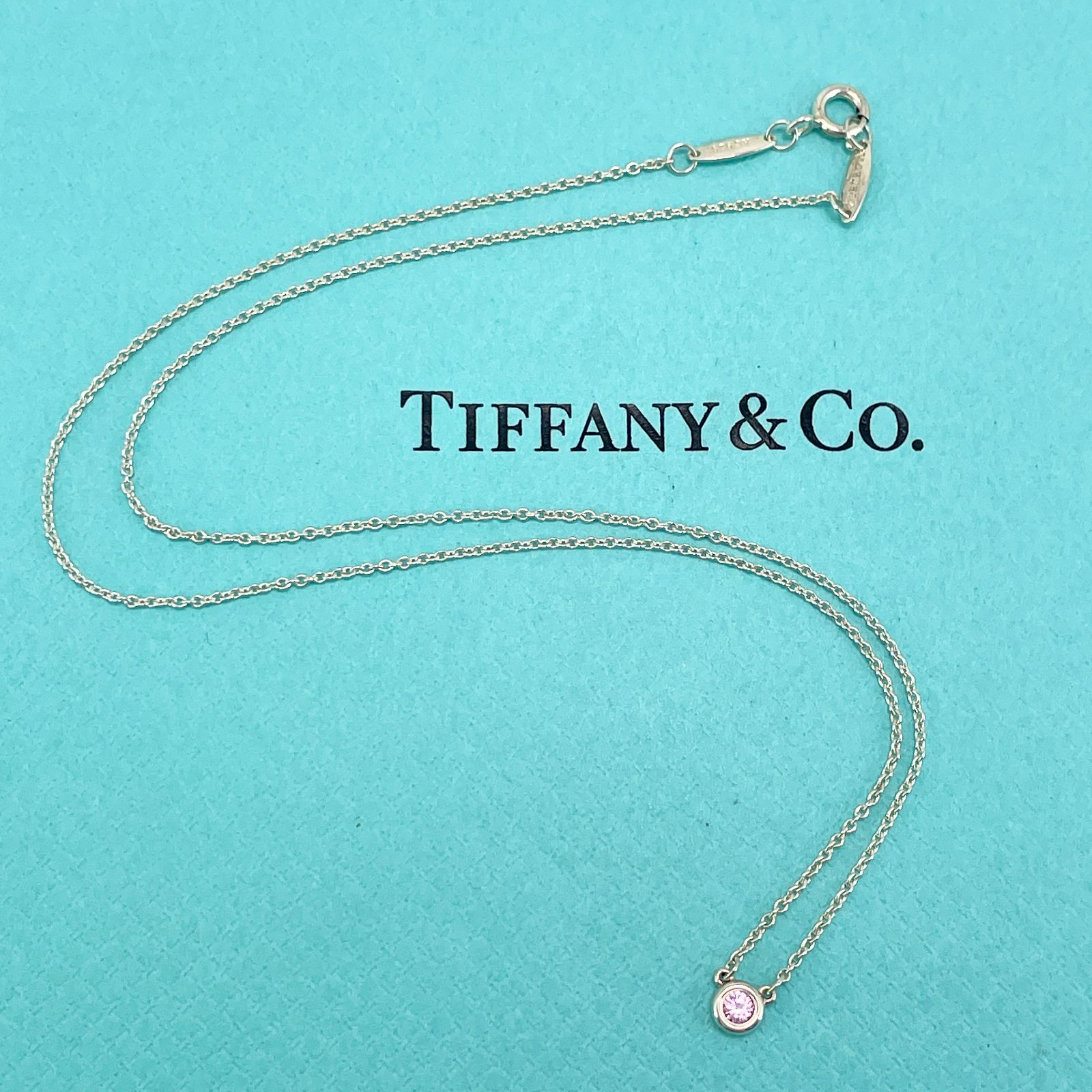 ティファニー バイザヤード ピンクサファイア ネックレス Tiffany&Co. /24-1265