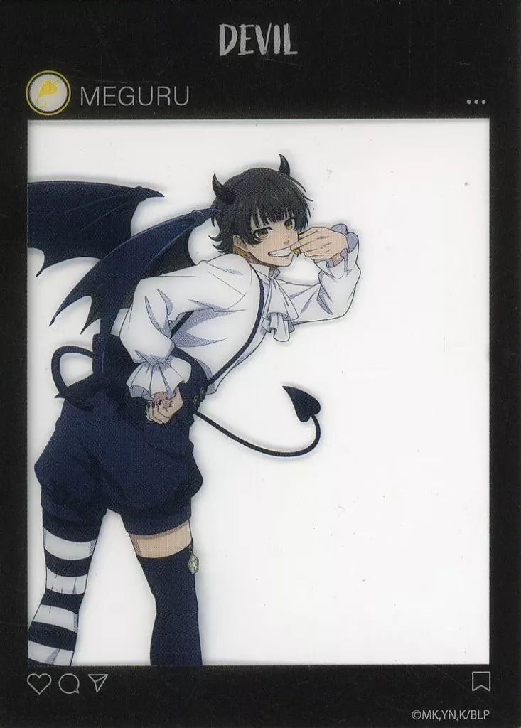 中古】キャラカード 蜂楽廻(フルカラー/悪魔ver.) 「ブルーロック