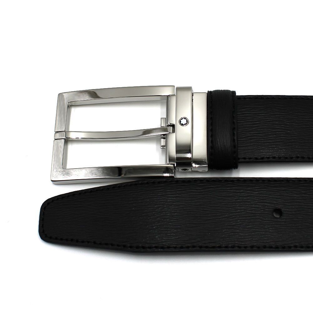 MONTBLANC モンブラン MB114435 BELT ベルト レクタンギュラー メンズ  