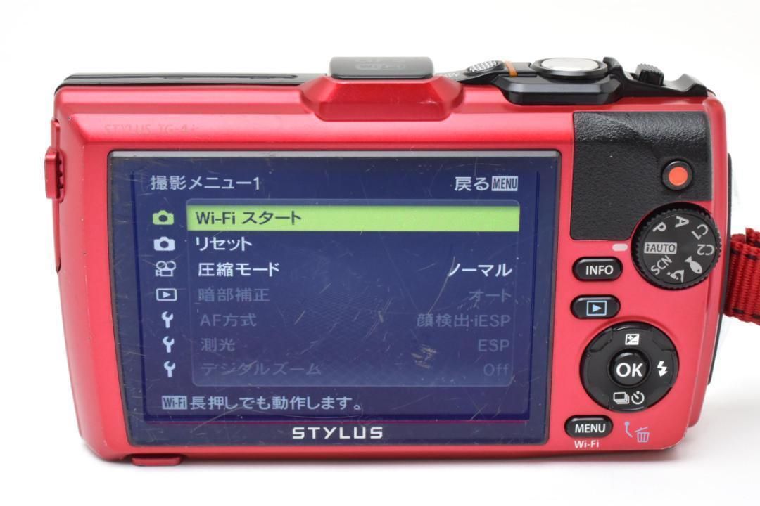 OLYMPUS SH-21 赤色 コンパクトデジタルカメラ オリンパスデジカメ SH
