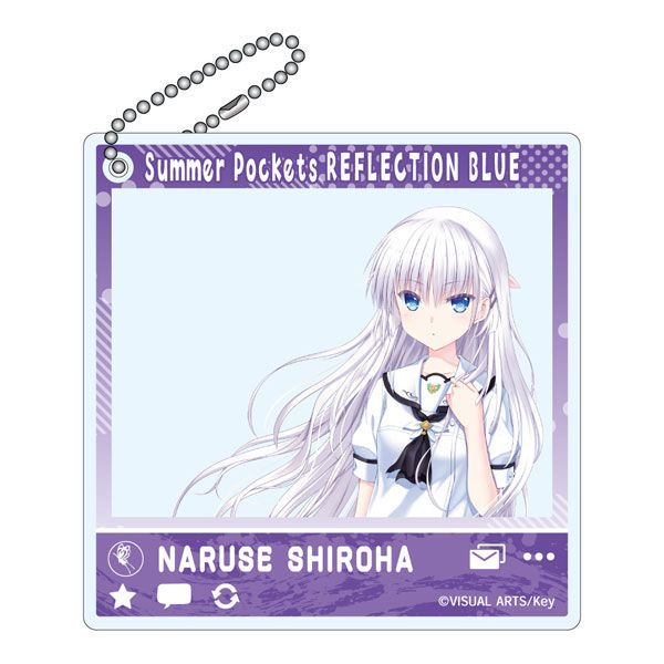 Summer Pockets REFLECTION BLUE キーホルダー Summer Pockets REFLECTION BLUE デカキーホルダー 久島鴎
