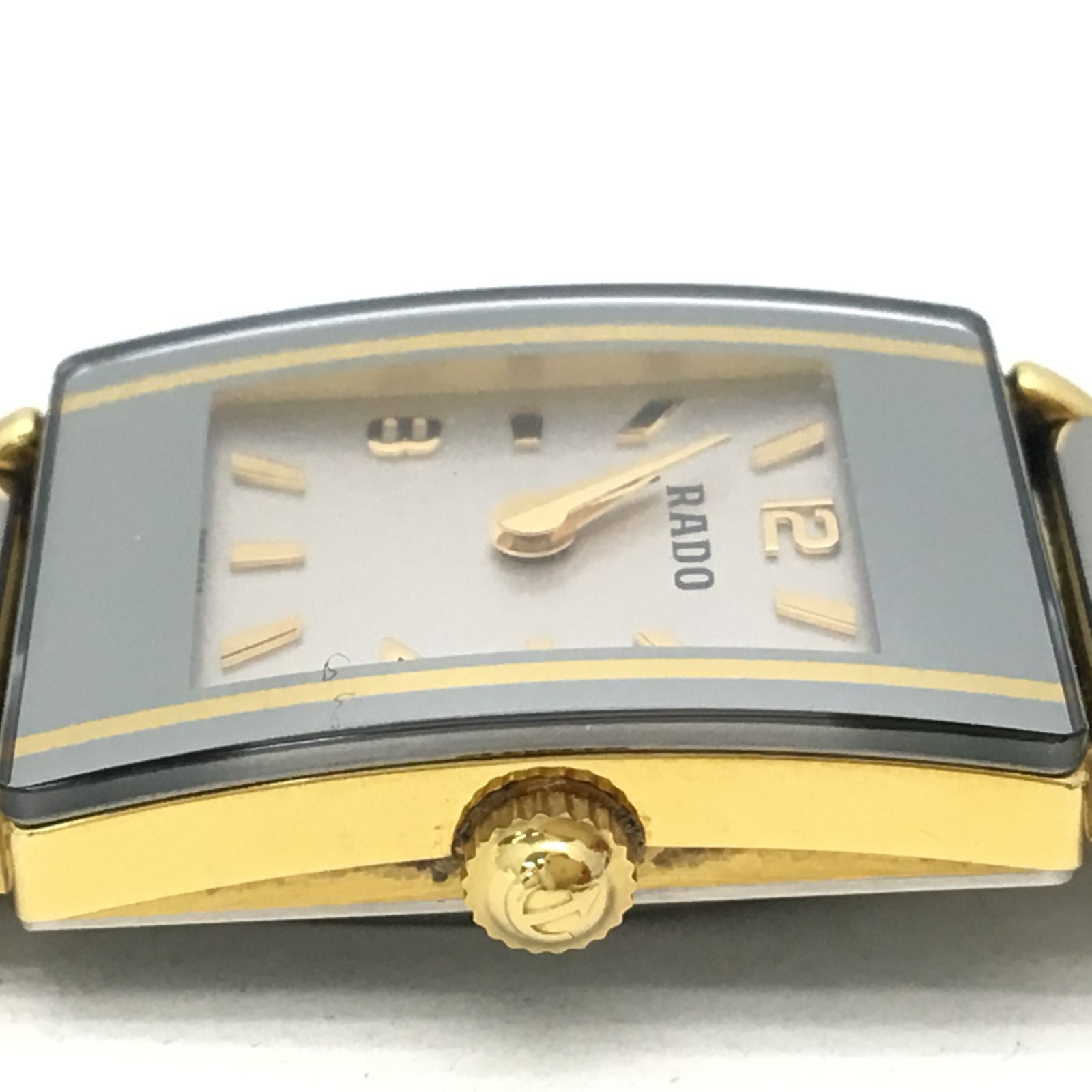 ラドー RADO ダイヤスター 153.0383.3 レディース 時計 動作品 RADO ラドー ダイヤスター 153.0383.3 ブラック クォーツ
