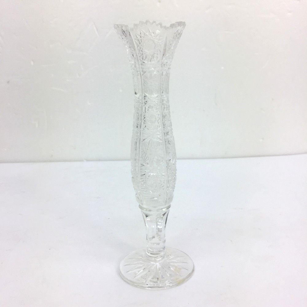 【新品・未使用】BOHEMIAガラス 花瓶 木製ボックス付き BOHEMIA ボヘミア 花瓶 グラス花瓶 一輪挿し インテリア ガラス 木箱