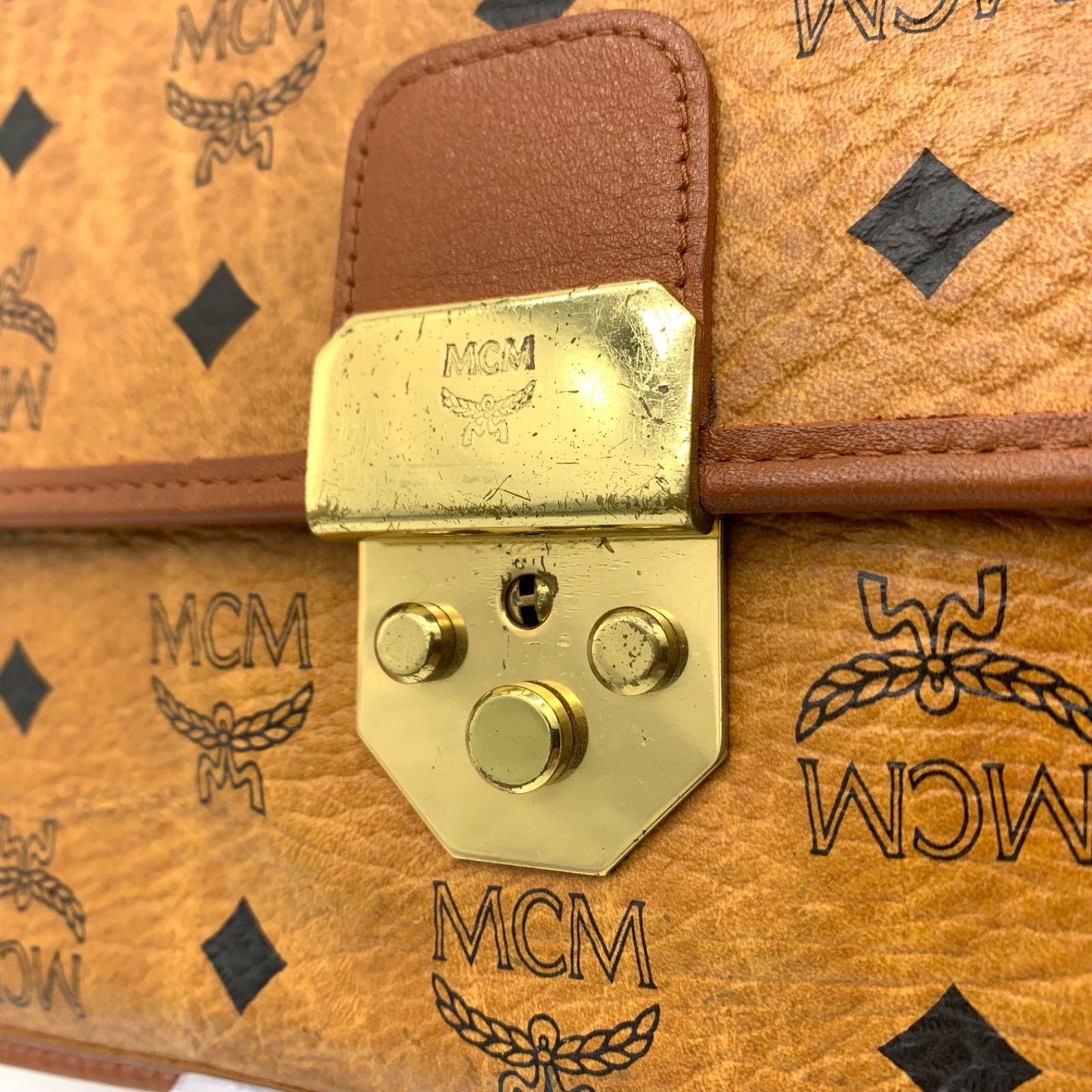 【美品】MCM クラッチバッグ セカンドバッグ ヴィセトス柄 保存袋 MCM セカンドバッグ クラッチバッグ ヴィセトス柄 ヴィンテージ