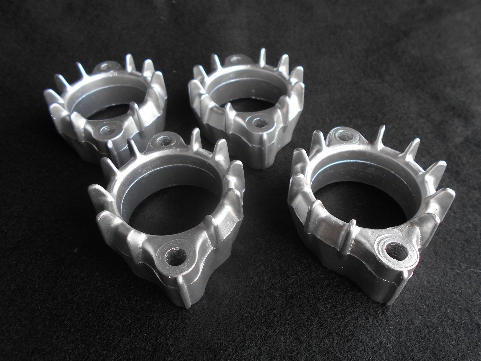 cbx400f 純正フランジ　ワリカラ　ウェットブラスト仕上げ CBX CBR400F 純正 マフラーフランジ 割れ欠け無 ウェット