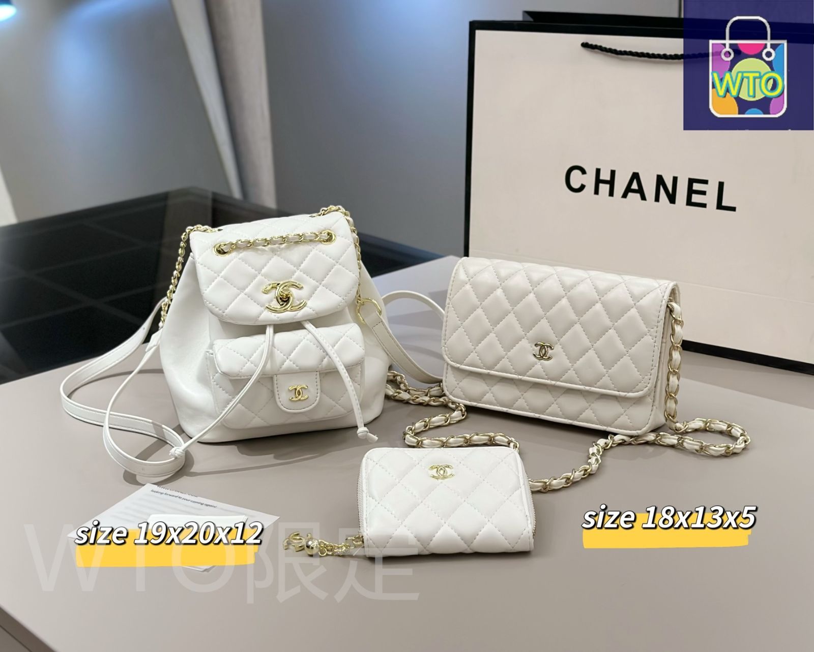 今日特価】Chanel シャネル 組み合わせバッグ、3つの優恵価格
