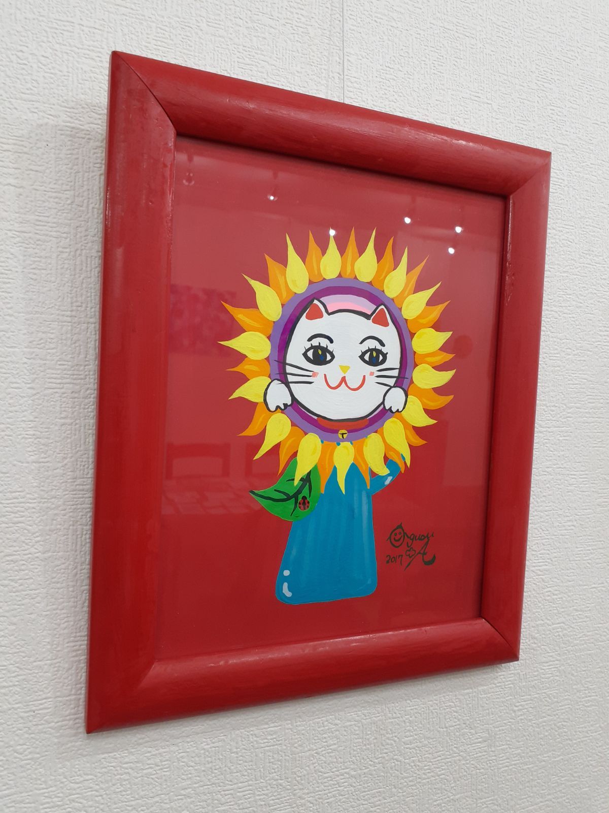 ご縁ある方、お迎えを♪【萩焼天鵬山窯】お顔の良い布袋様の置物