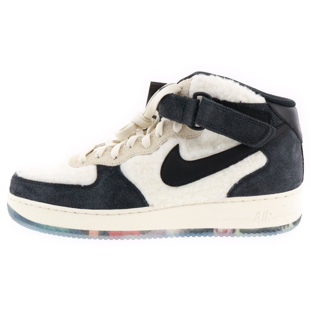 NIKE (ナイキ) AIR FORCE 1 MID 07 PRM Culture Day エアフォース1 ミッド 07 プレミアム カルチャーデイ ミッドカットスニーカー ブラック/ホワイト US12/30cm DO2123-113