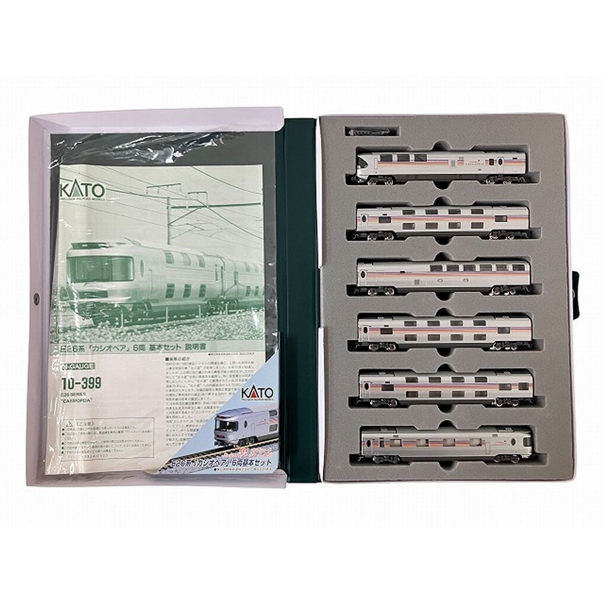 カトー 10-399 E26系 カシオペア 基本セット/10-400 増結セット 計2個set