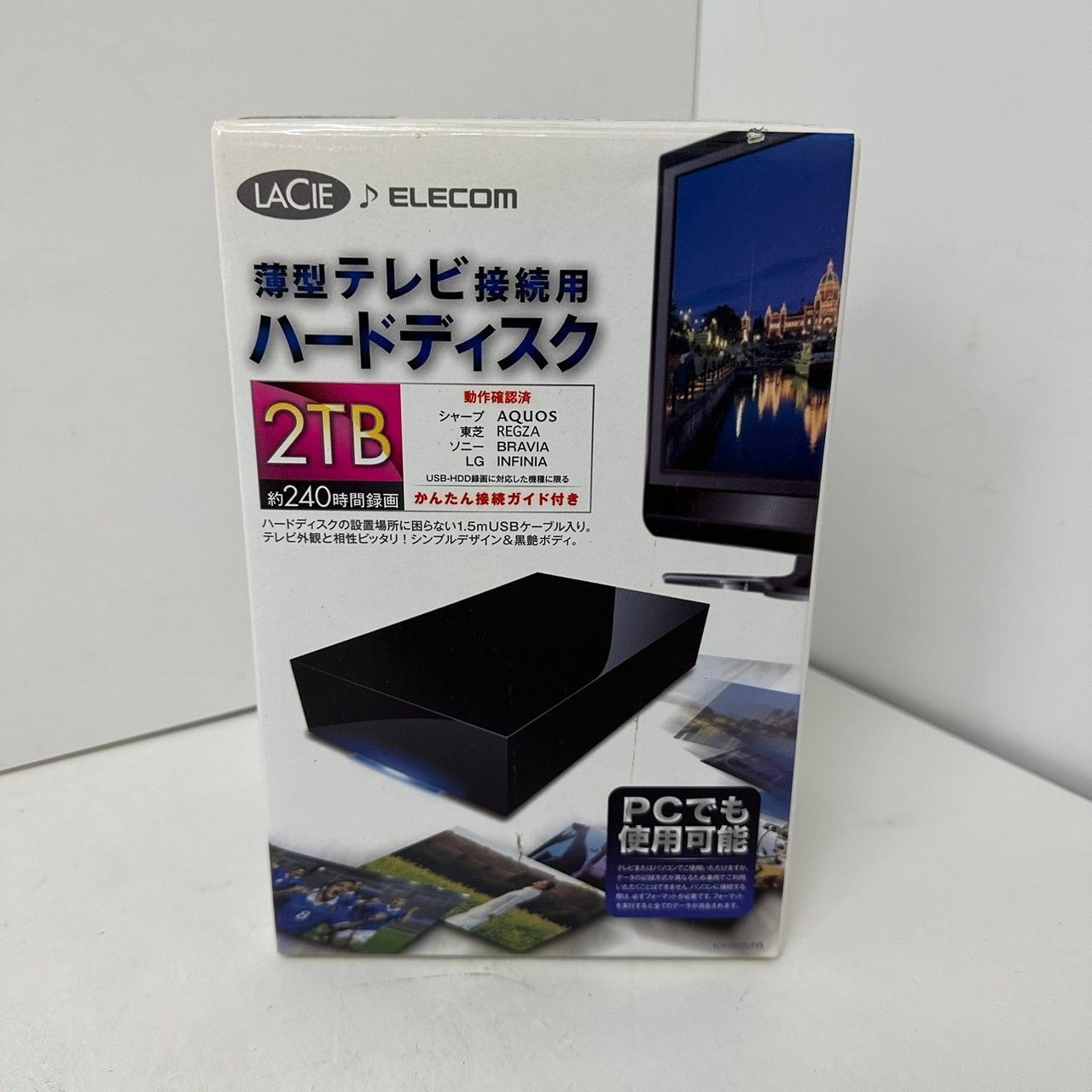 LACIE LCH-DB2TUTVS 2TB 3.5インチ外付けHDD エレコム - PC周辺機器