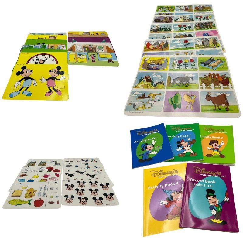 ジャンク・訳あり ディズニー ワールドファミリー 英語 教材 CD DVD ミッキー 子供 キッズ 学習 中古 W４ ジャンク・訳あり ディズニー ワールドファミリー 英語 教材 CD