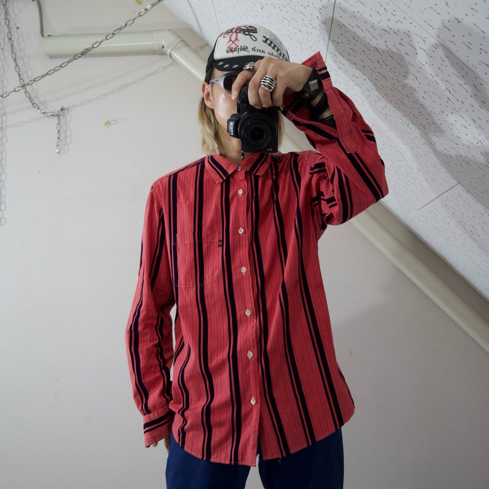 World Wide Love “Punk Kids” Stripe L/S Shirts ワールドワイド