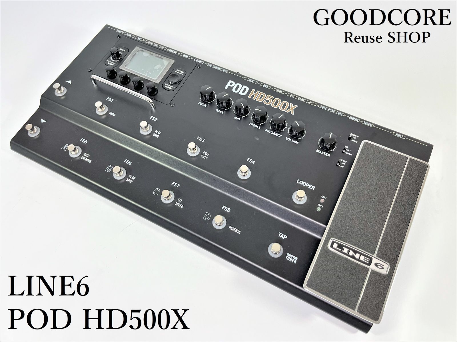 LINE6 ラインシックス POD HD500X マルチエフェクタ― 元箱/社外製 