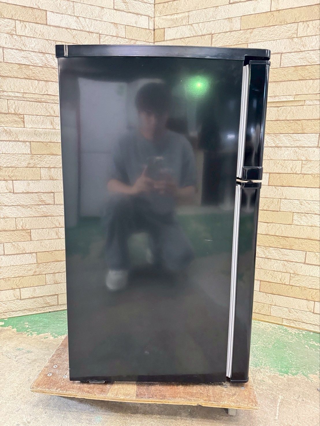 大阪送料無料 3か月保障付き 冷蔵庫 アイリスオーヤマ 2ドア 2019年 NRSD-8A-B IR-481 WWW_KANDAIZUMI_COM