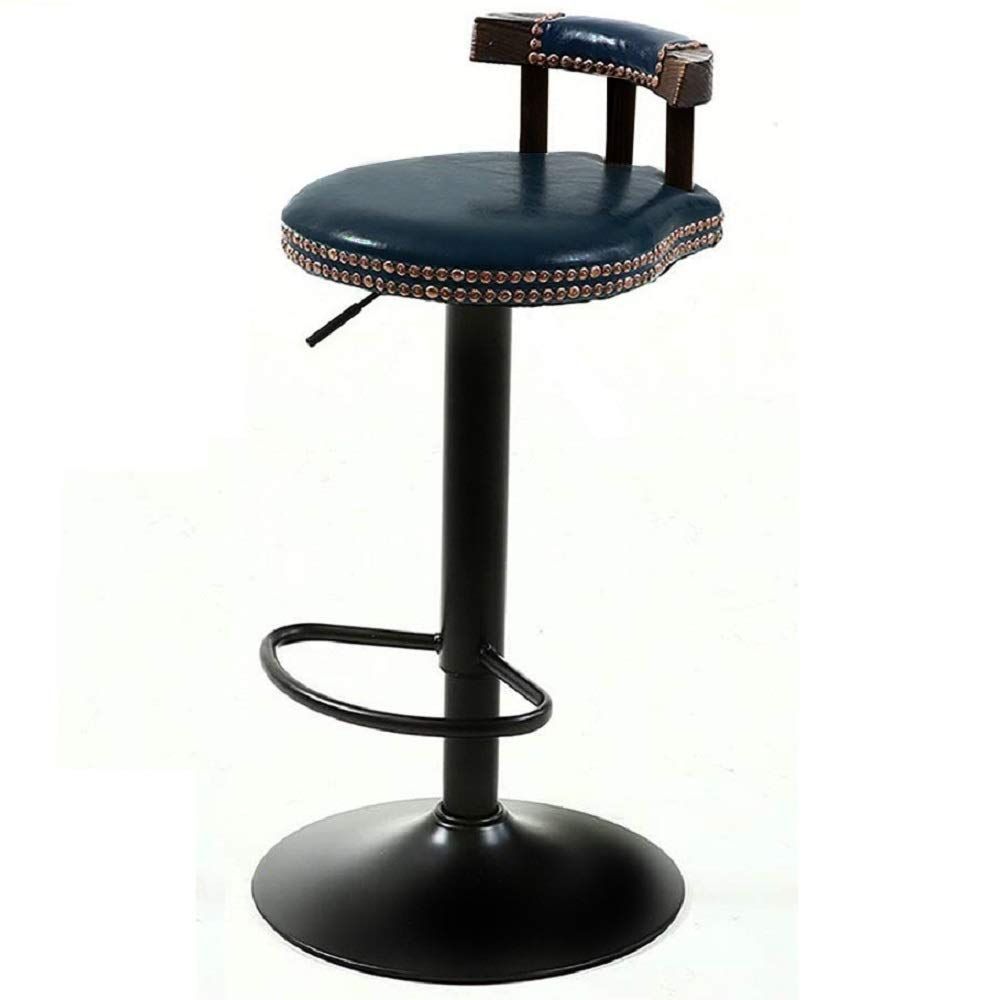 人気商品】カウンターチェア ヴィンテージ調 バーチェア レザー風