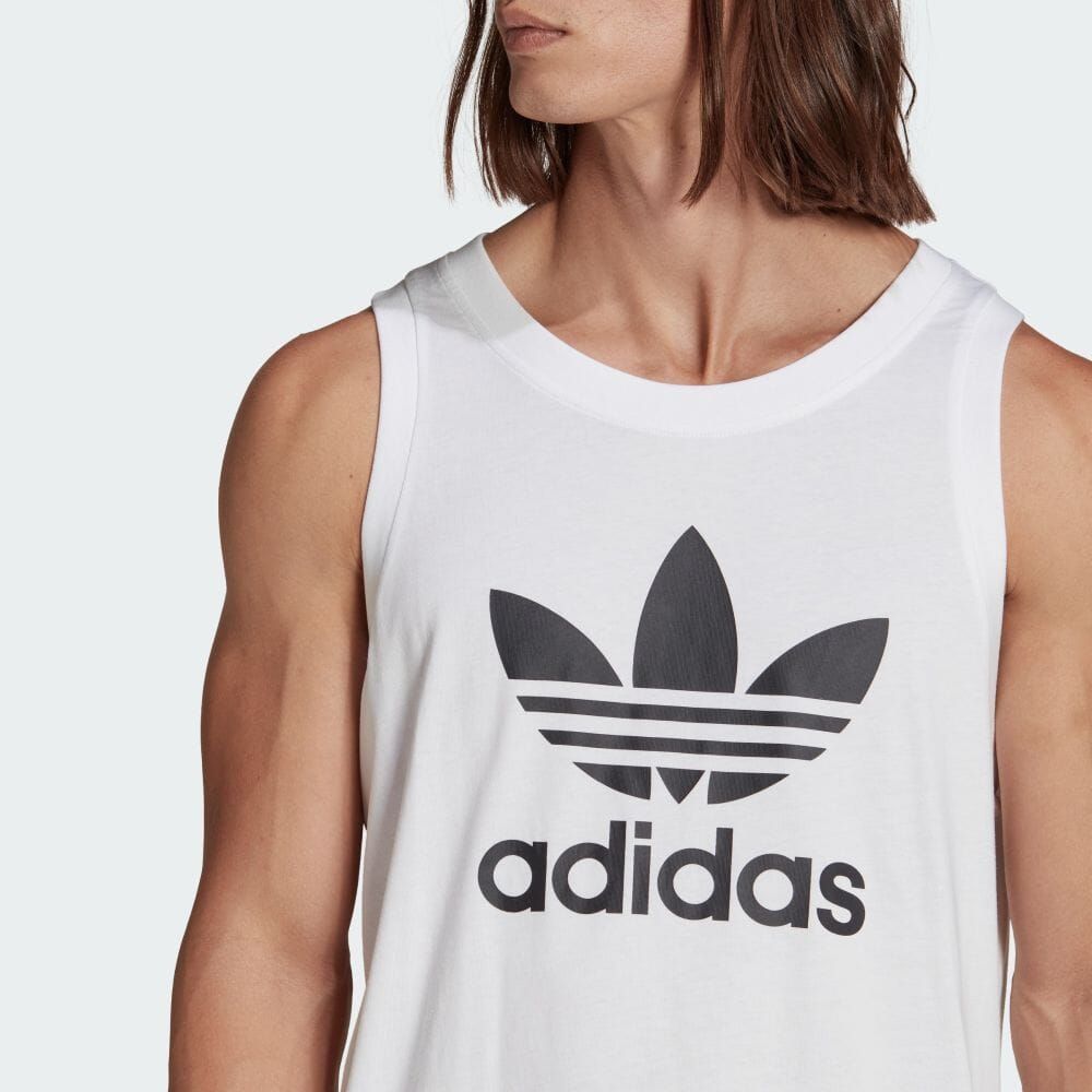 (アディダスオリジナルス) adidas Originals アディカラー クラシックス トレフォイル タンクトップ メンズ BVB27 IA4808 MENS ADICOLOR CLASSICS TREFOIL TANK TOP WHITE