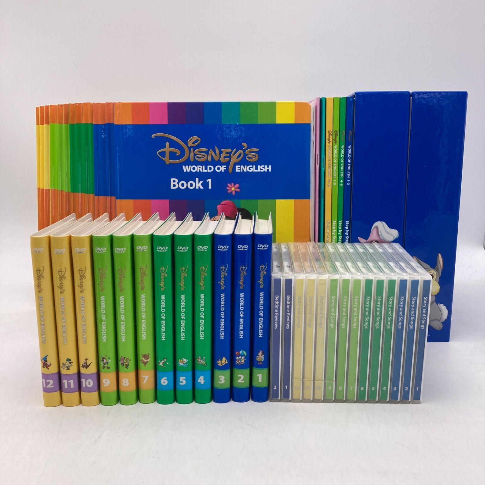 未使用品多数　2012年購入 メインプログラムセット　CD　DVD24枚　旧子役 2012年購入 メインプログラム 絵本 CD DVD24枚 旧子役 字幕あり
