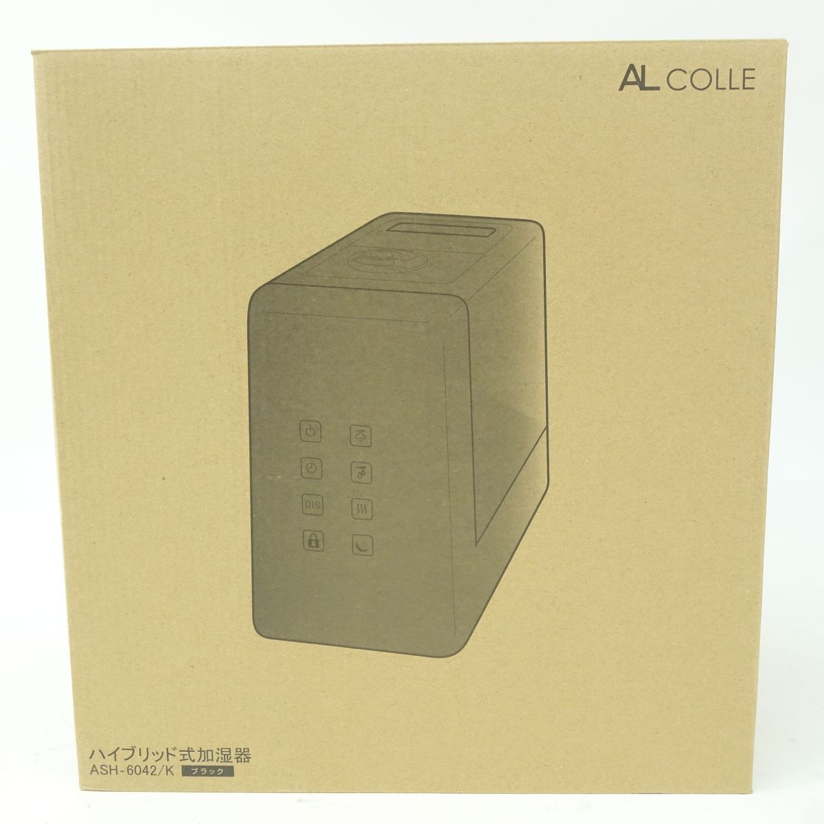 未使用】AL COLLE アルコレ ハイブリッド式 加湿器 ASH-6042 ブラック