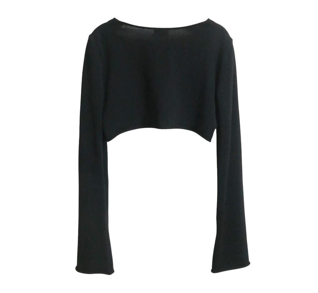 FOXEY BOUTIQUE フォクシーブティック　ニットカーディガン　黒38 FOXEY BOUTIQUE フォクシーブティック ニットカーディガン 黒38 【公式