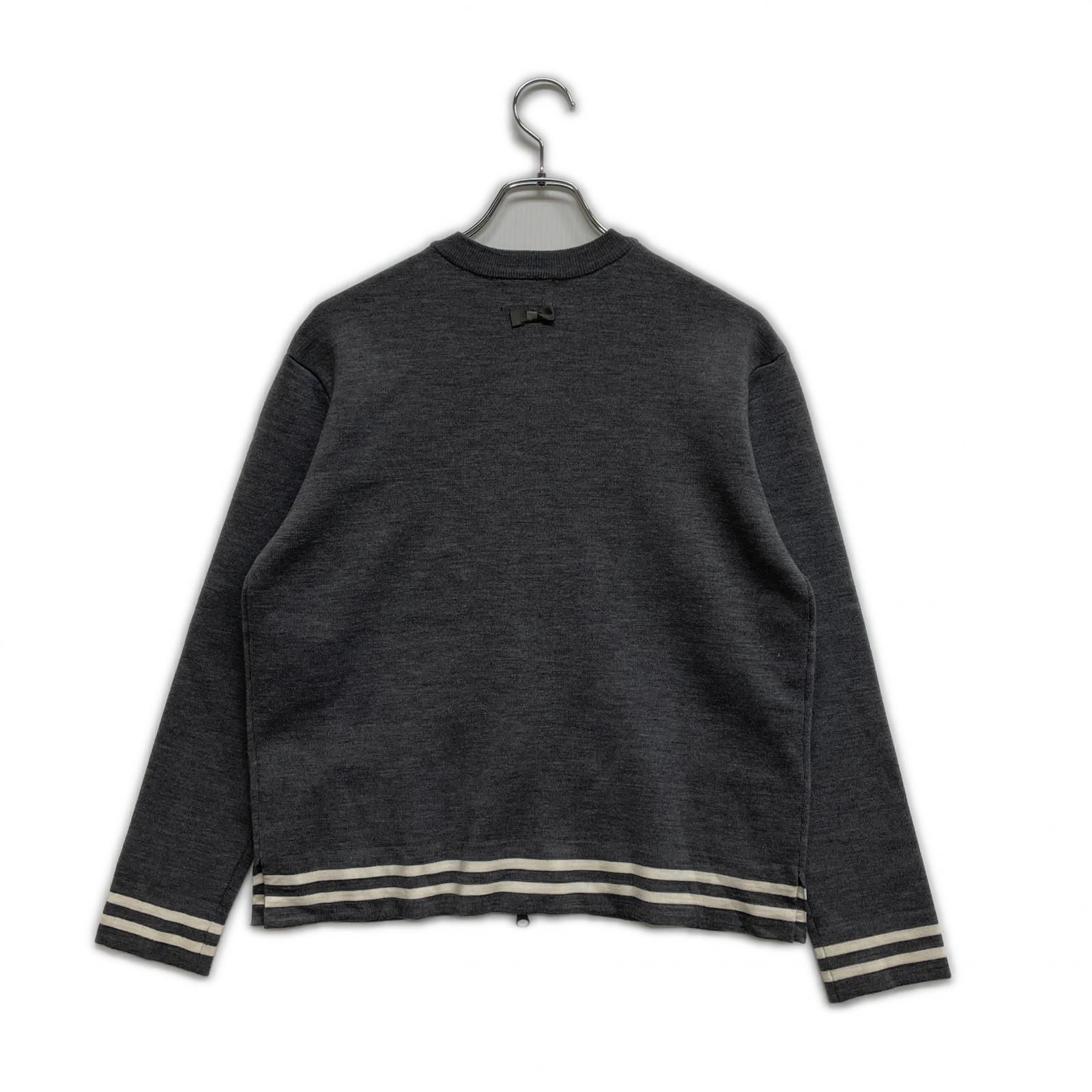 レディース パーリーゲイツ PEARLY GATES カーディガン 0 S グレー リボン ジップ