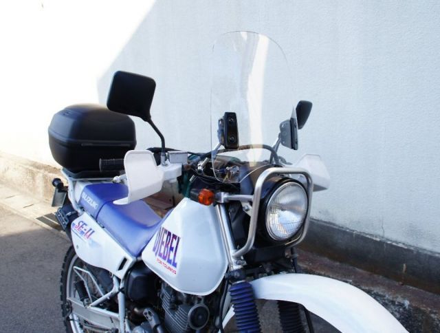 ジェベル250XC ジェベル200 汎用大型スクリーン バイザー シールド