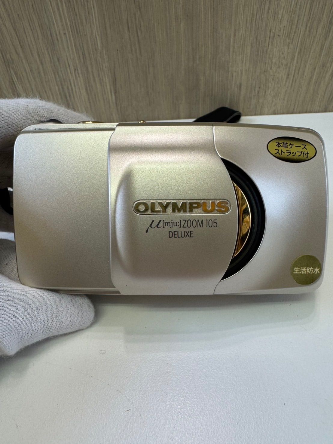 品 OLYMPUSオリンパス μ mju ミュー ZOOM 105 DELUXE フィルムカメラ カメラ ケース付き