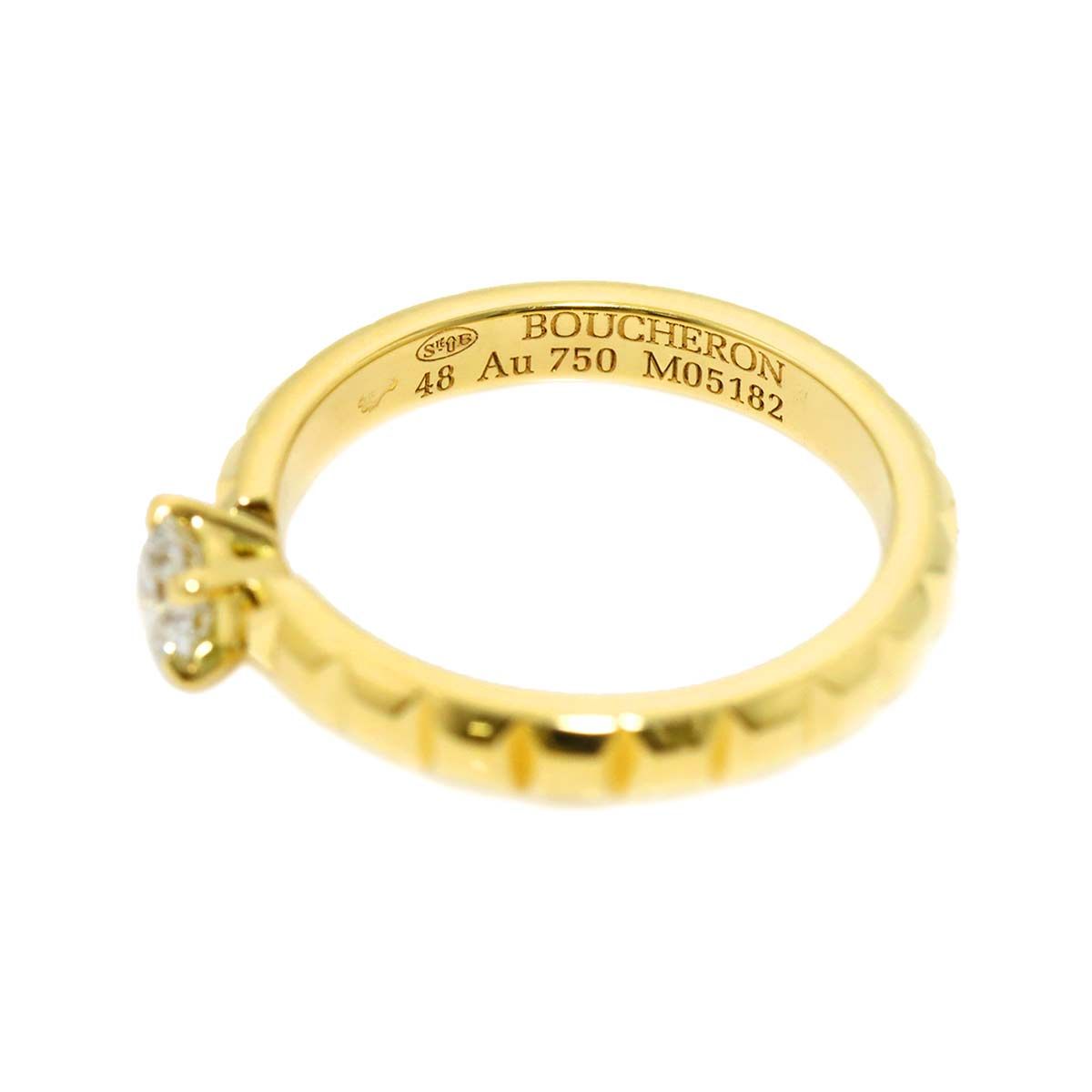 ブシュロン BOUCHERON キャトル クルド パリ ダイヤ 0.21ct E/VVS1/3EX 