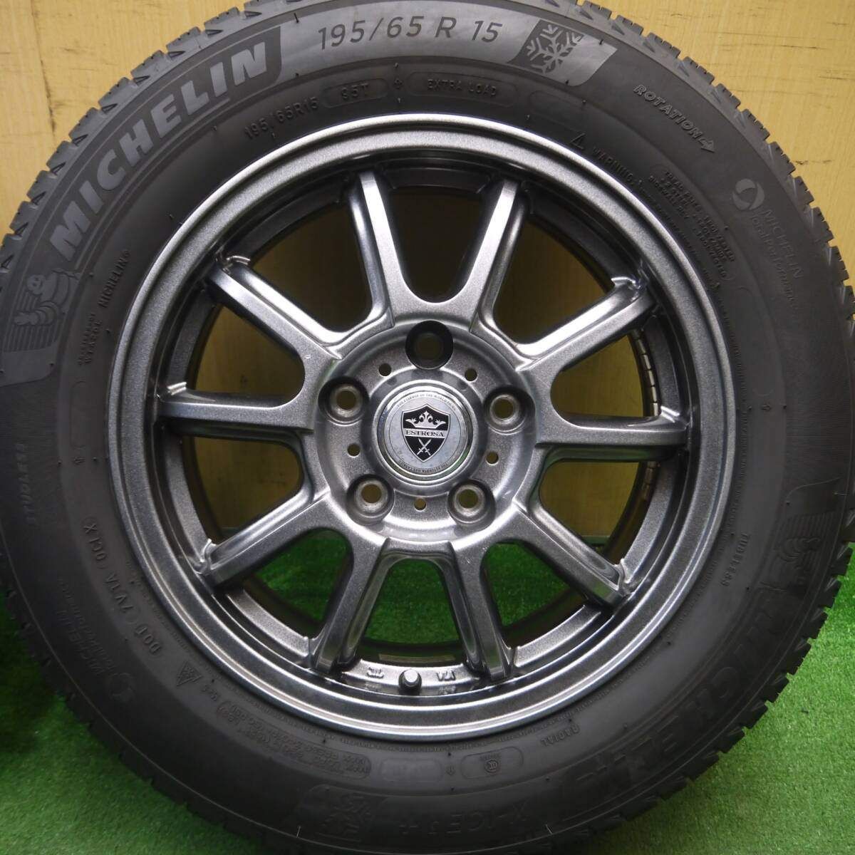キレイ☆スタッドレス 195/65R15 ミシュラン X-ICE3+ ESTROSA エステ 