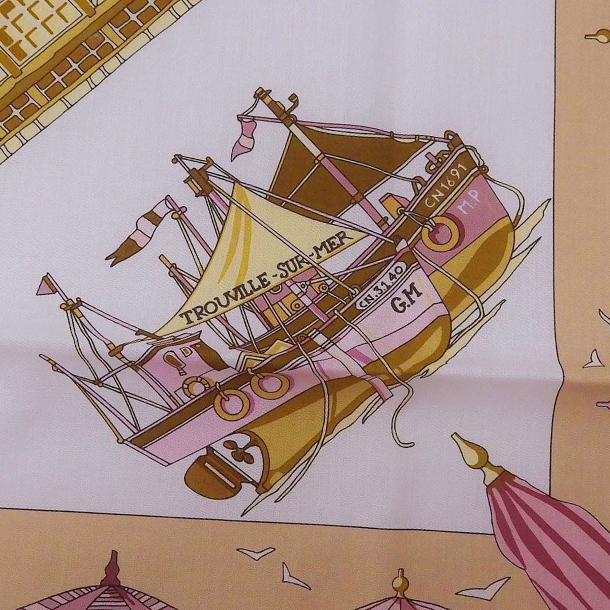 エルメス HERMES カレ CHARMES DES PLAGES NORMANDES