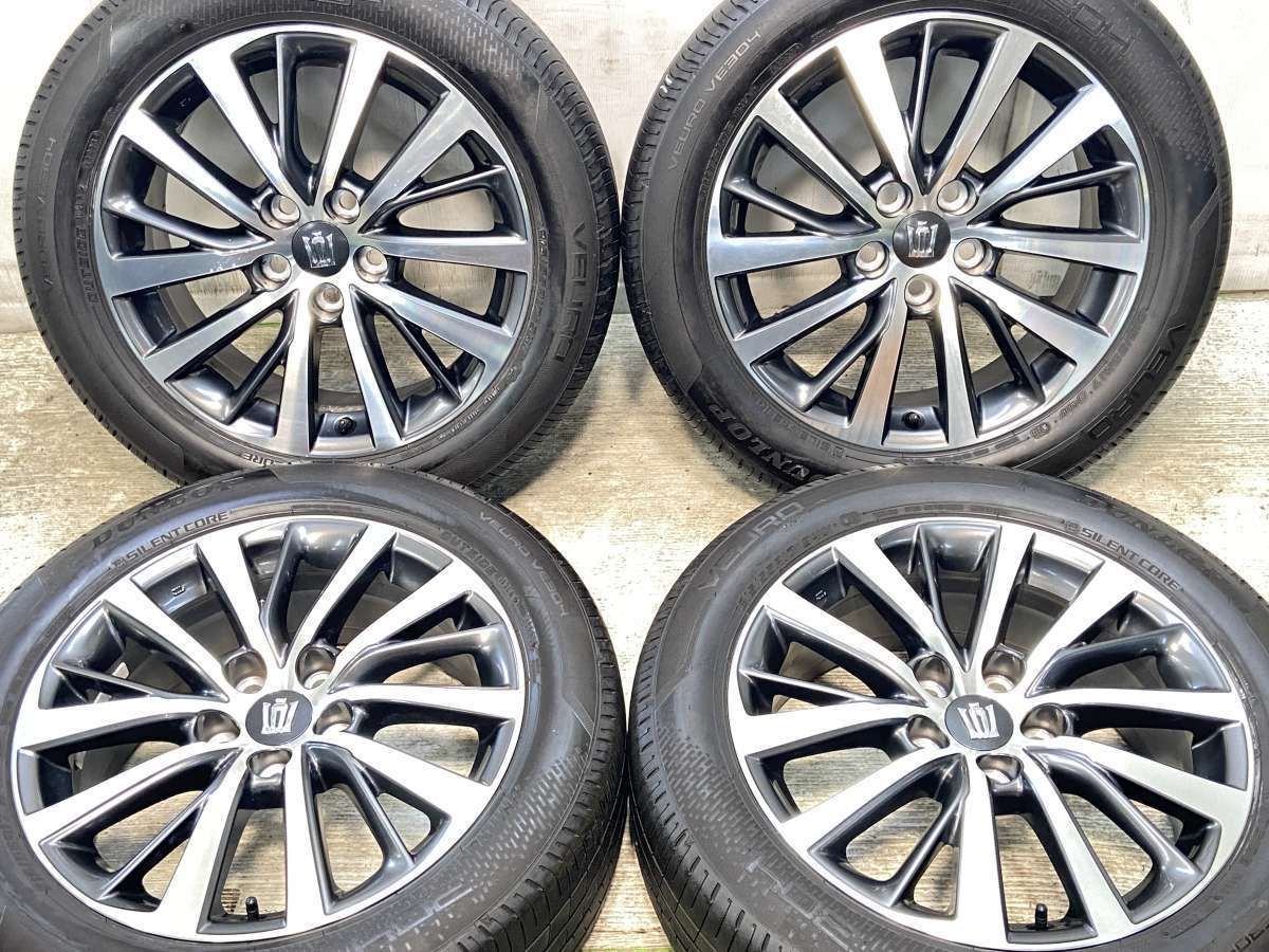 215|55R17 ダンロップ ヴューロ VE304 トヨタ純正 17x7.0 40 114.3-5穴 タイヤ サマータイヤ ホイールセット 4本セット s17250607905