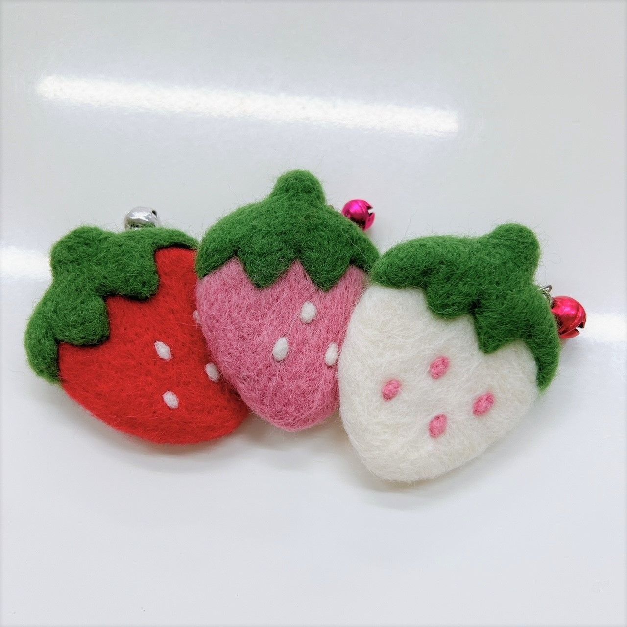 いちご様　羊毛フェルト いちご様 羊毛フェルト