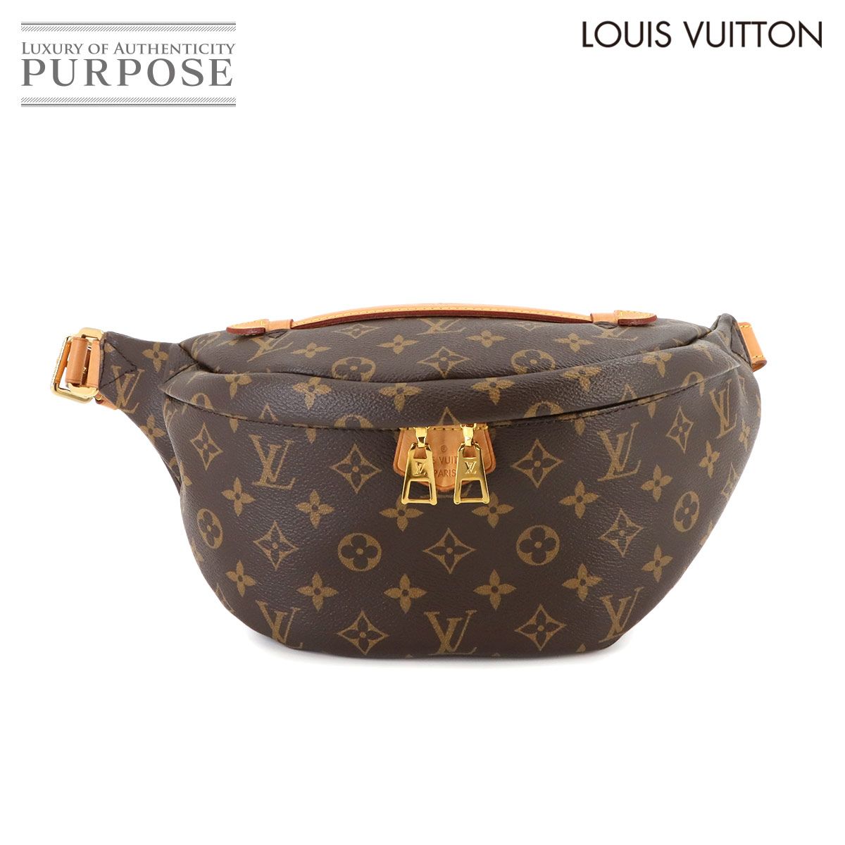 ルイ ヴィトン LOUIS VUITTON モノグラム バムバッグ ボディ バッグ ブラウン M43644 RFID ゴールド 金具 90242887  - メルカリ