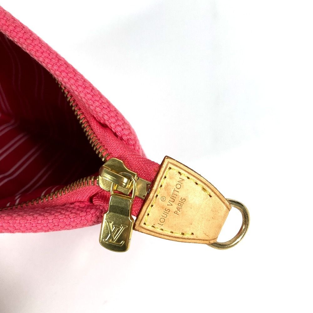 LOUIS VUITTON ルイヴィトン ポーチ ポシェットフラットPM ポシェットフラット PM M40068 キャンバス ピンク