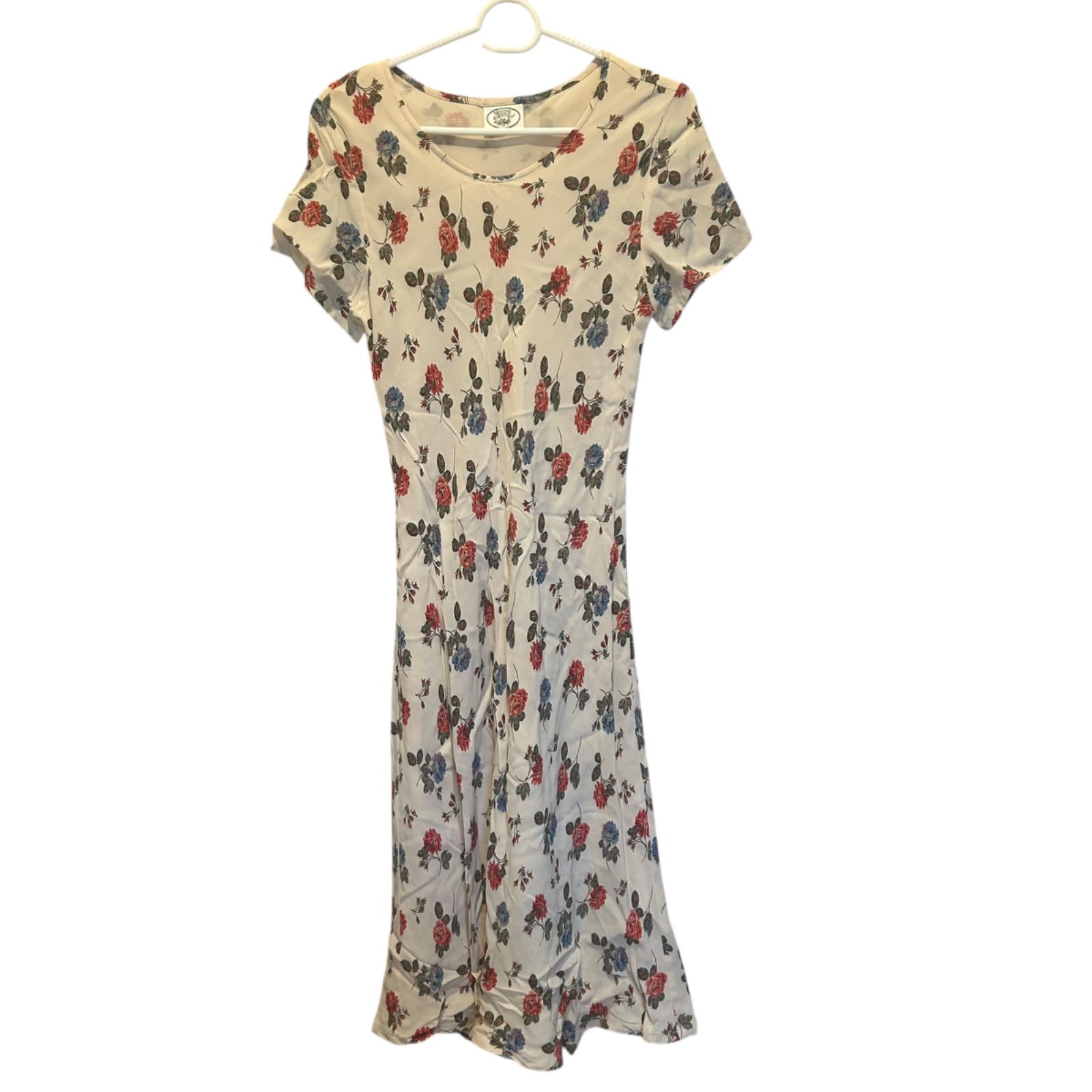 【ローラアシュレイ】★花柄ワンピース★♪size9号 laura ashley】ローラアシュレイ ロングワンピース 小花柄