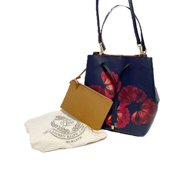 Ralph Lauren ラルフローレン ポーチ付き ショルダーバッグ - メルカリ