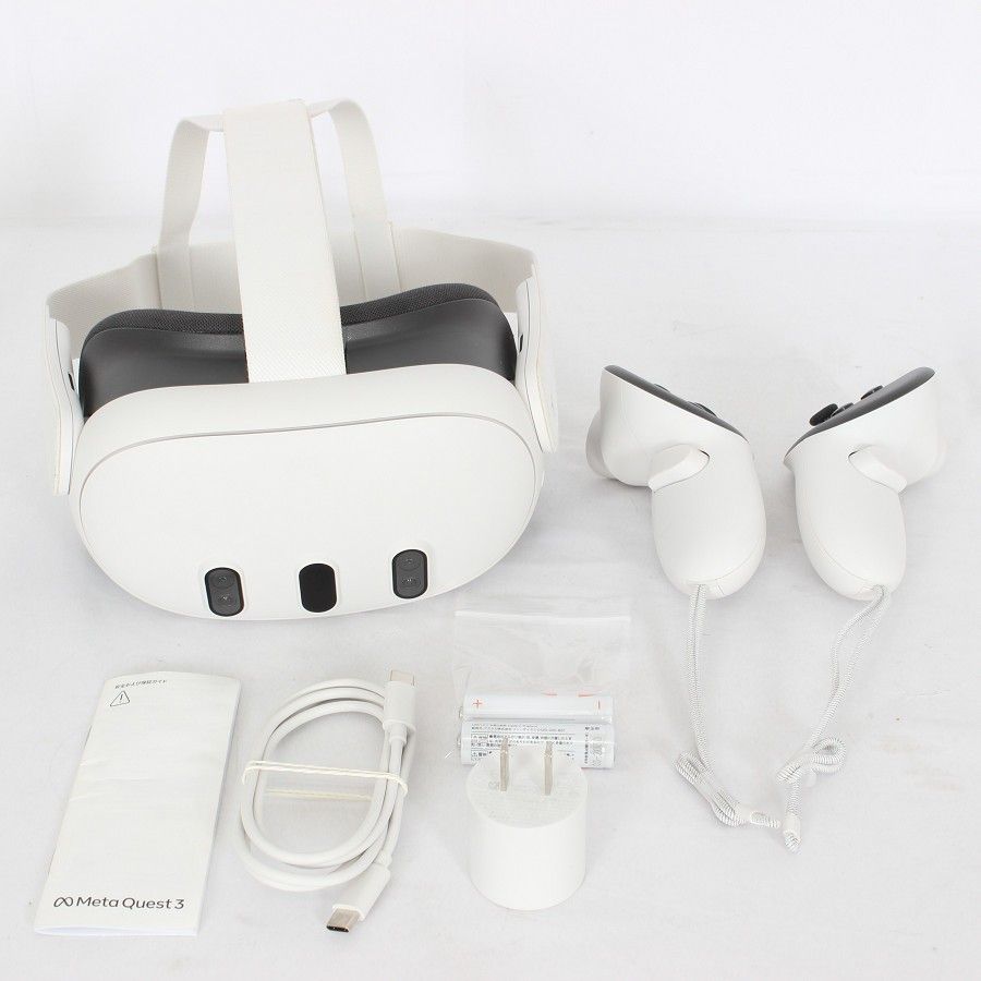 美品】Meta Quest 3 128GB VR ヘッドマウントディスプレイ ヘッド 