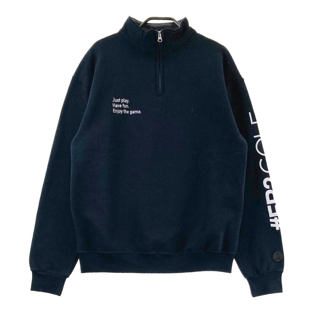 サイズ：M FR2 GOLF エフアールツーゴルフ 裏起毛 ハーフジップ