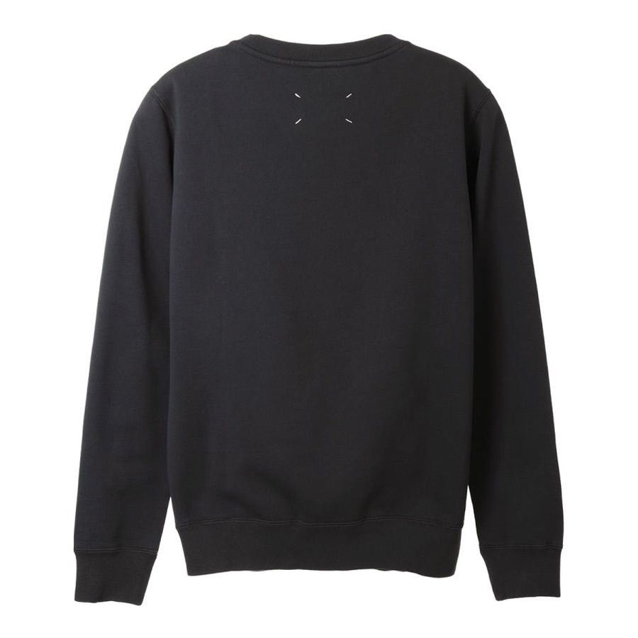 【Maison Margiela】4ステッチ スウェット Maison Margiela Bordeaux Four-Stitch Crewneck Wool Blend