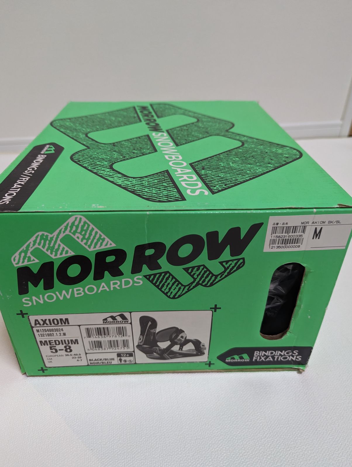 MORROW スノーボード ビンディング バインディング AXIOM MORROW