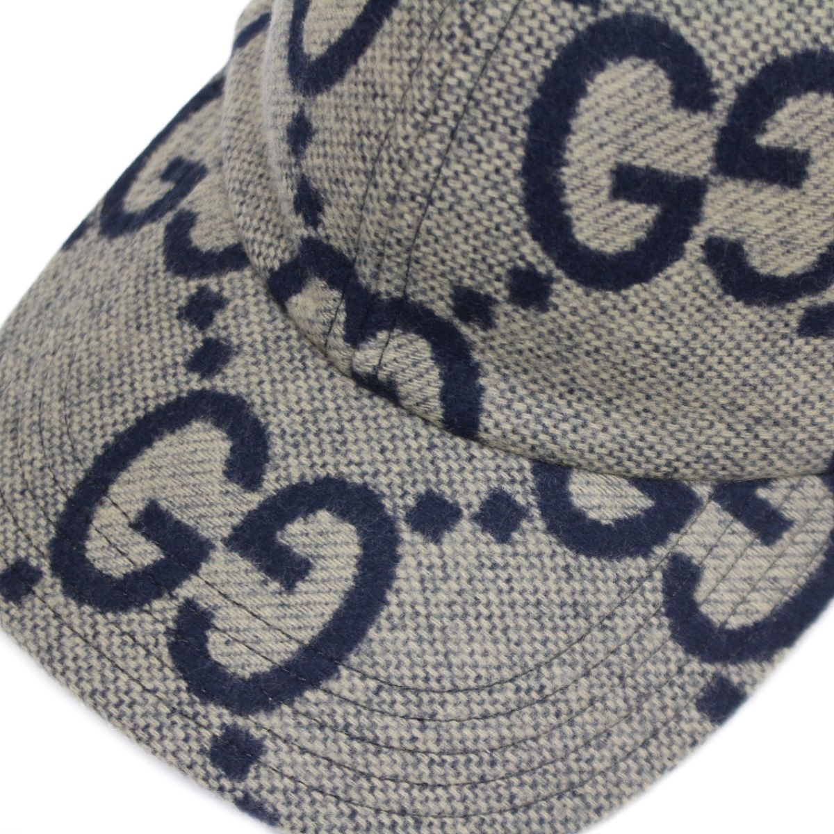 16 GUCCI グッチ グレー 771213 4HA7B ベースボールキャップ