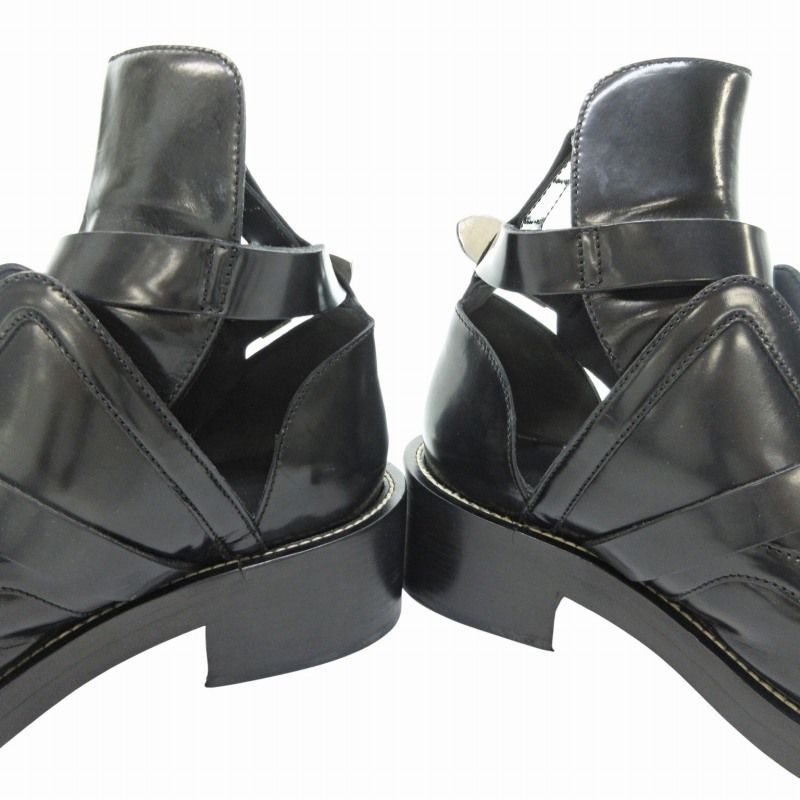 Balenciaga アンクルブーツ サンチュール 36 黒 BALENCIAGA バレンシアガサンチュールアンクルブーツ希少型