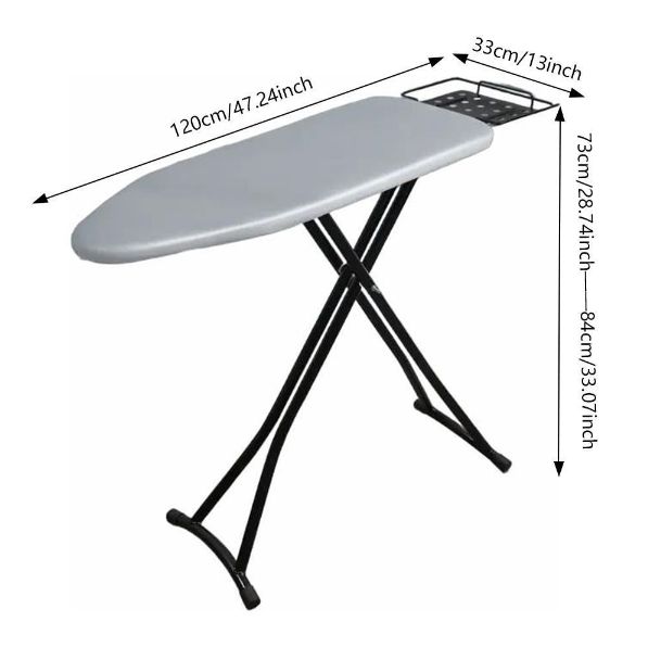 アイロン台 スタンド式 折りたたみ 高さ5段階調整 アイロンレスト付き 舟型 便利な収納 軽量 コンパクトな調節 な脚 dJIw 660