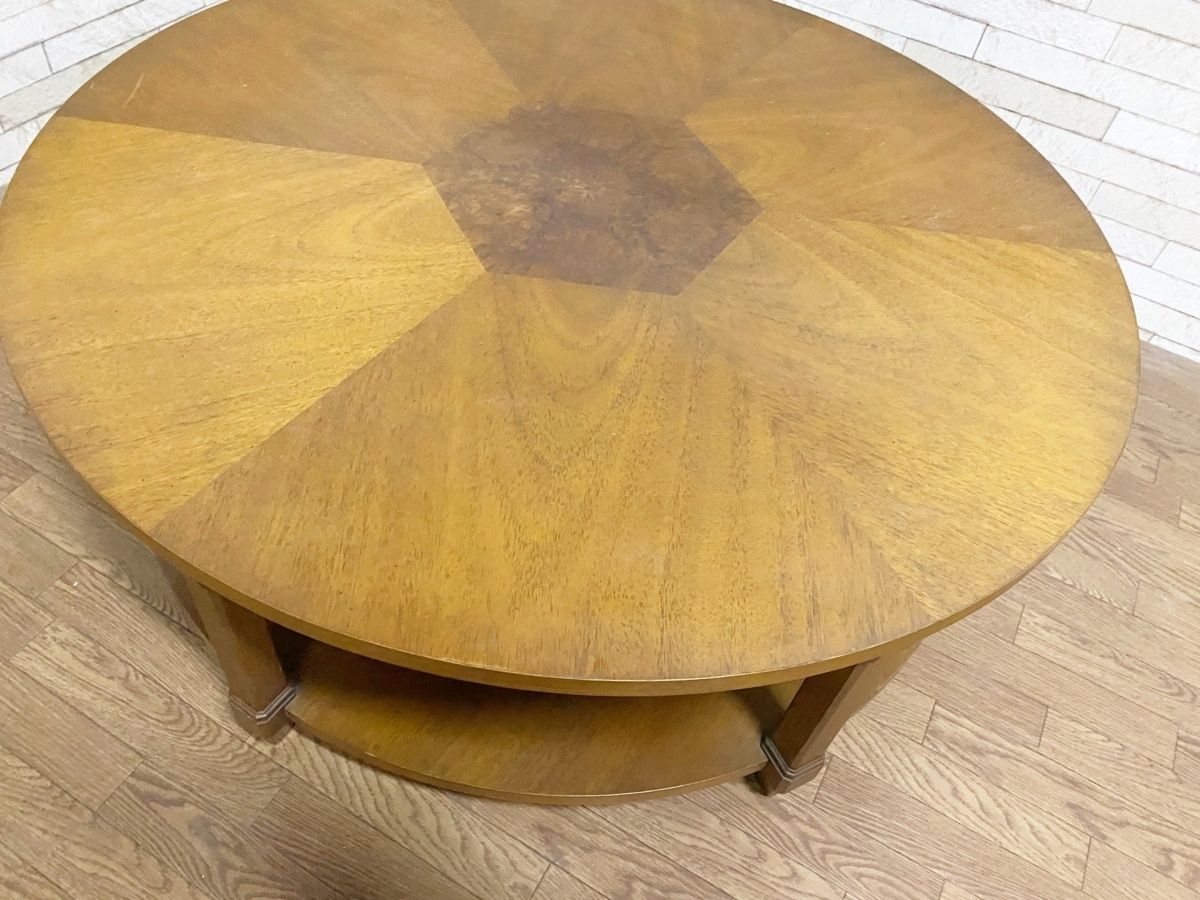 DREXEL HERITAGE(ドレクセルヘリテイジ)(トライユン)ローテーブル DREXEL HERITAGE/ドレクセルヘリテイジ/トライユン円形ロー