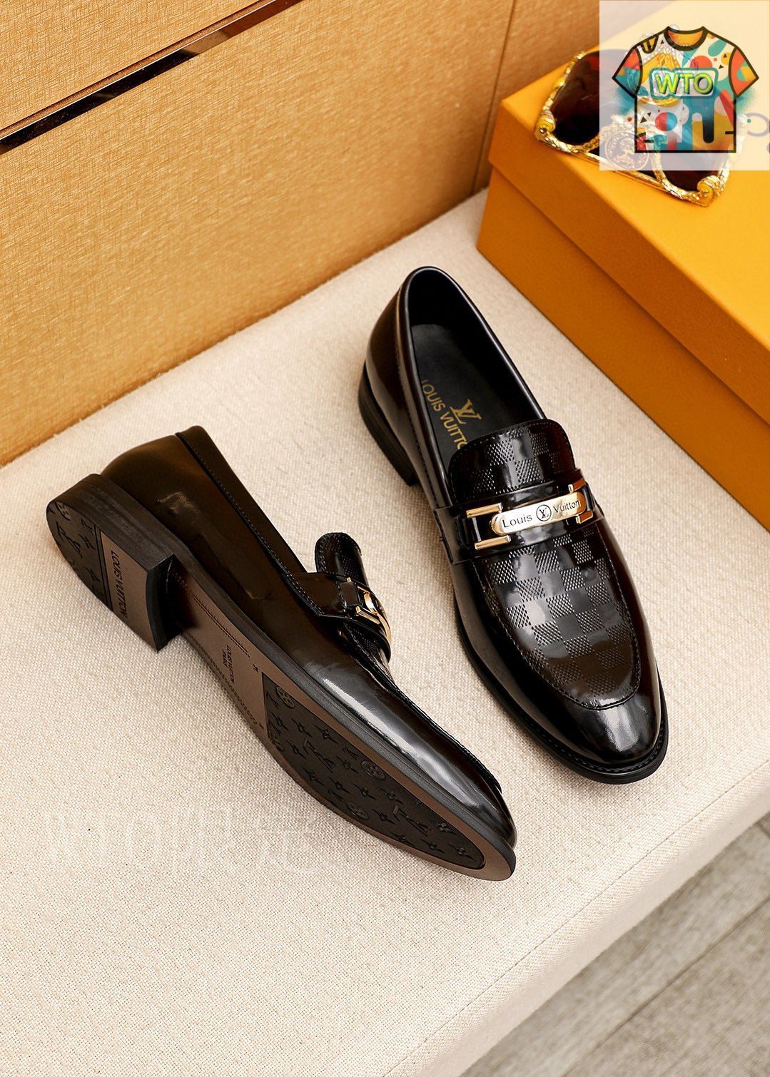 ⭐️新品　未使用⭐️ルイヴィトン　LOUIS VUITTON レザー　シューズ革靴 ルイ ヴィトン LOUIS VUITTON 靴 メンズ ブランド シューズ 革靴