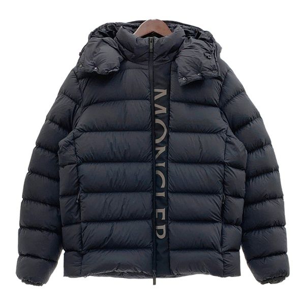 モンクレール I20911A0034 ダウンジャケット ブルゾン コート フード付 防寒 ロゴ メンズ サイズ4 ブラック MONCLER アウター  DM12400□ - メルカリ