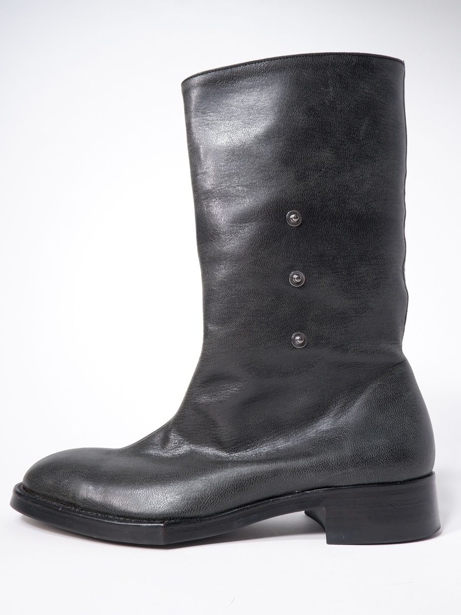 【新品・未使用】Omar Afridi 21AW レザーブーツ Omar Afridiオマールアフリディ 2021AW DRAWN BOOTSブーツ【表記なし