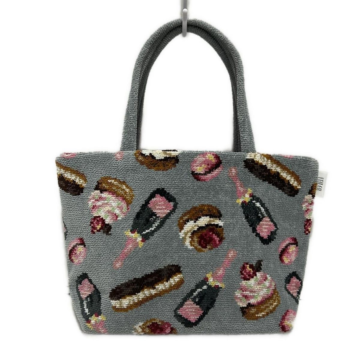 美品　フェイラー　トートバッグ　ハンドバッグ　FEILER ✨美品✨ FEILER フェイラー ホワイト マーガレット ハンド