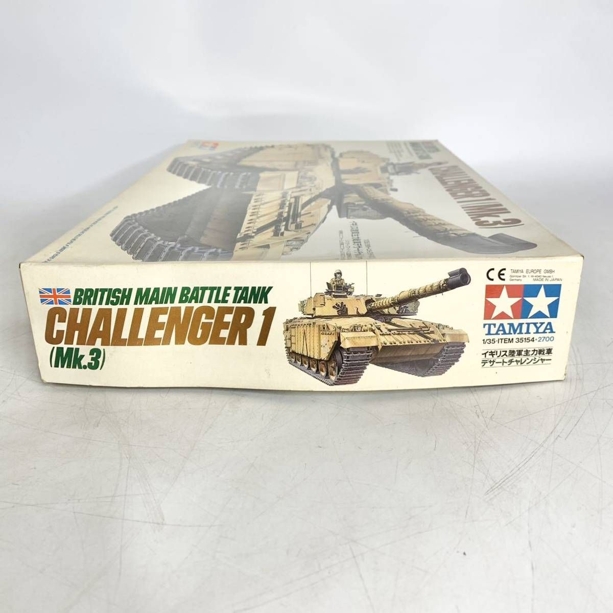 未組立 タミヤ 1/35 イギリス陸軍主力戦車 デザートチャレンジャー CHALLENGER 1 Mk.3 ミリタリーミニチュアシリーズ NO.  154 TAMIYA 35154 - メルカリ