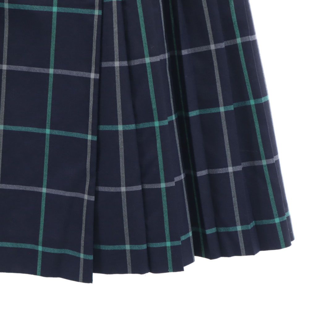 バーバリーズ 90s ウール オールド チェック柄 ミニ丈 ラップ プリーツ  